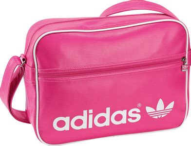 adidas adicolor airliner tasche pink weiß|Adidas Airliner Umhängetasche .